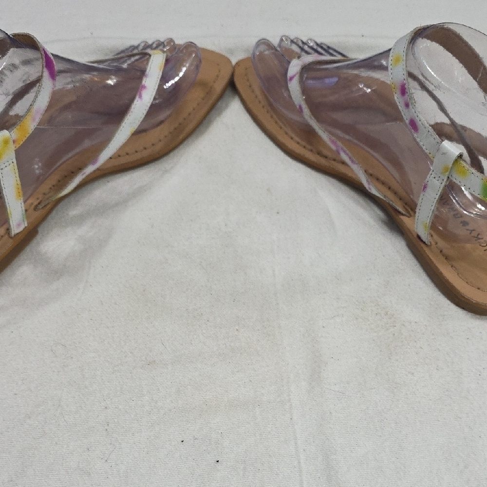 Lucky Brand Women's Multicolor Sandals  Buckles Beachy Summer Sz 9? EUC READ - Picture 9 of 14